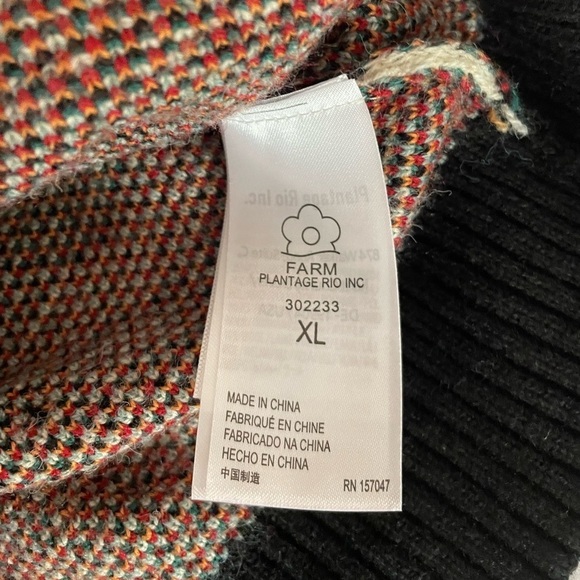 NWT Farm Rio Mushroom Forest Puff-Sleeve
Handmade Sweater. Size X-Large - Picture 11 of 13